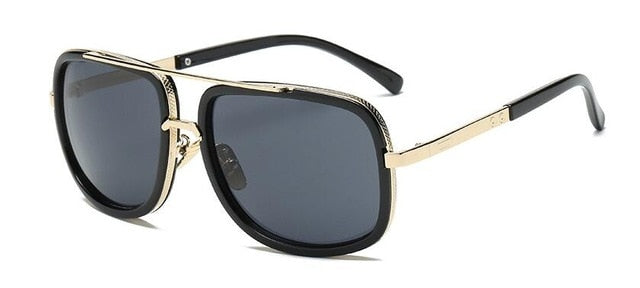 New Big Frame Sunglasses Men Square Fashion Glasses for Women High Quality  Retro Sun Glasses Vintage Gafas Oculos